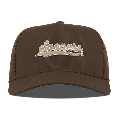 University of Oklahoma "Oklahoma Desert Series" Curved 5 Panel Trucker Brown