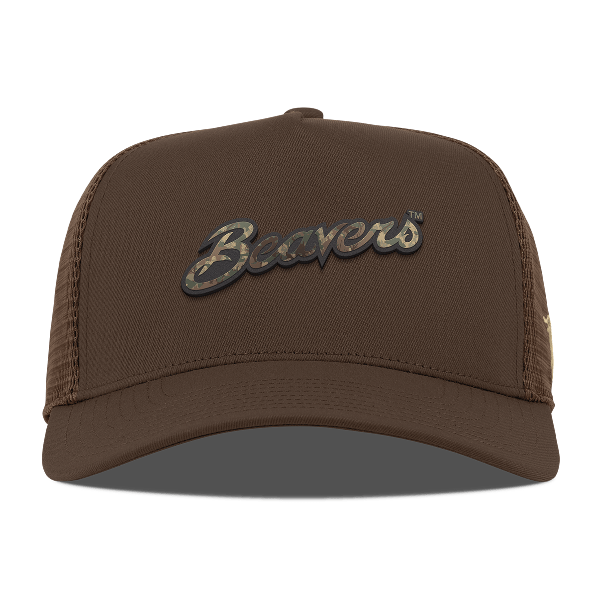 Oregon State University "Oregon State Timber Camo Series" Curved 5 Panel Trucker Brown