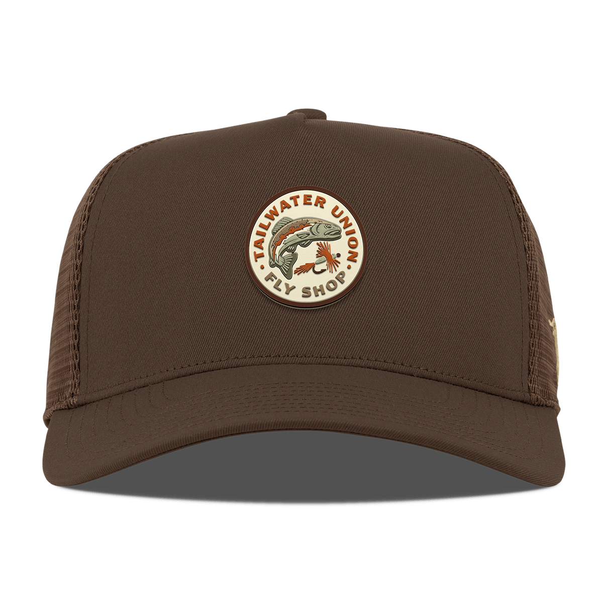 Tailwater Union Curved 5 Panel Trucker Brown