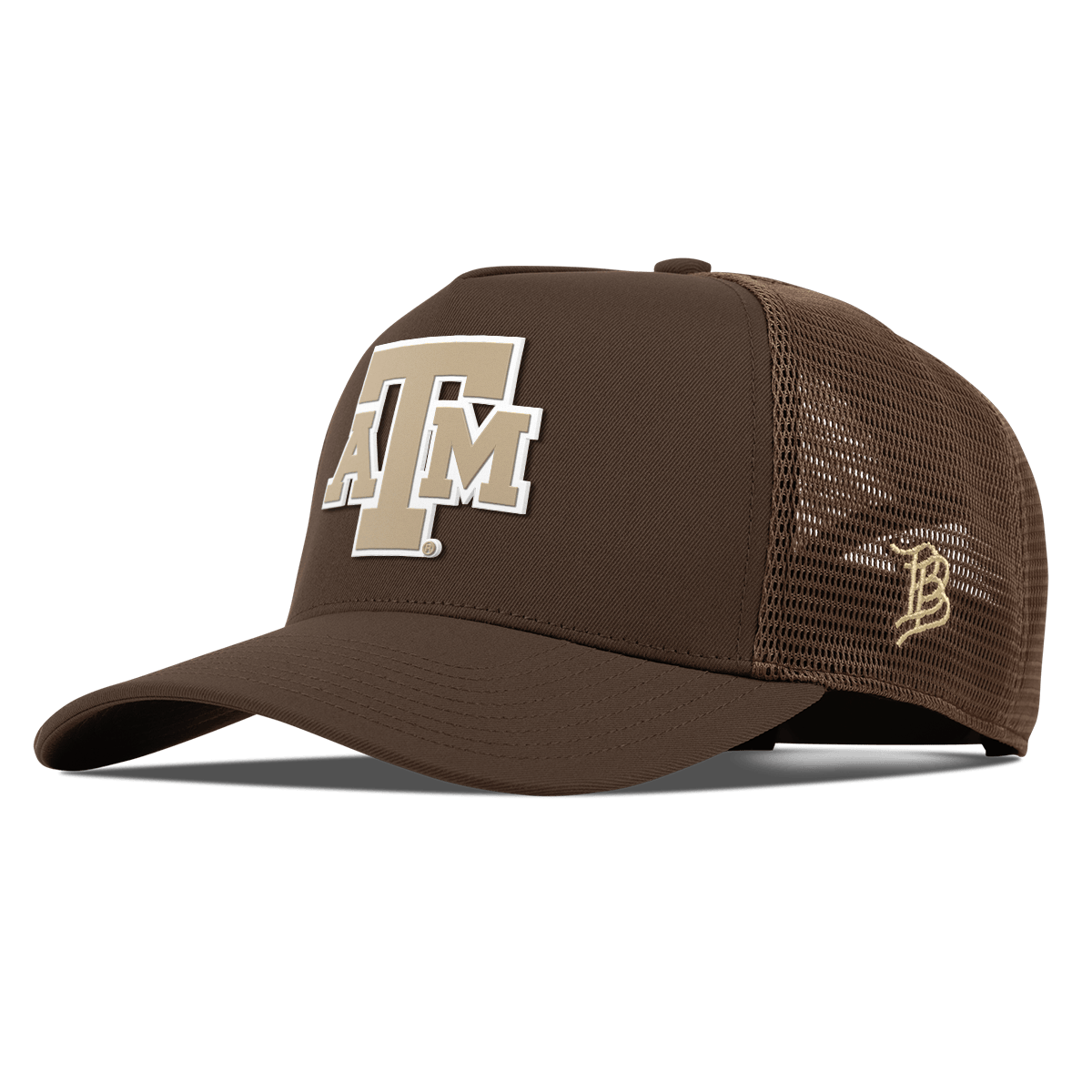 Texas A&M University "Texas A&M Desert Series" Curved 5 Panel Trucker Brown
