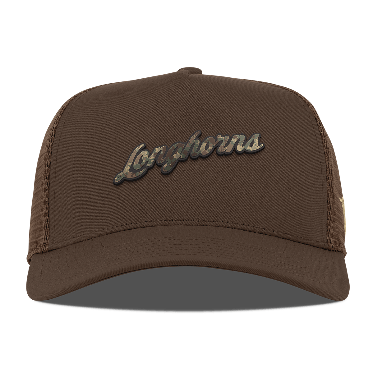University of Texas "Texas Timber Camo Series" Curved 5 Panel Trucker Brown