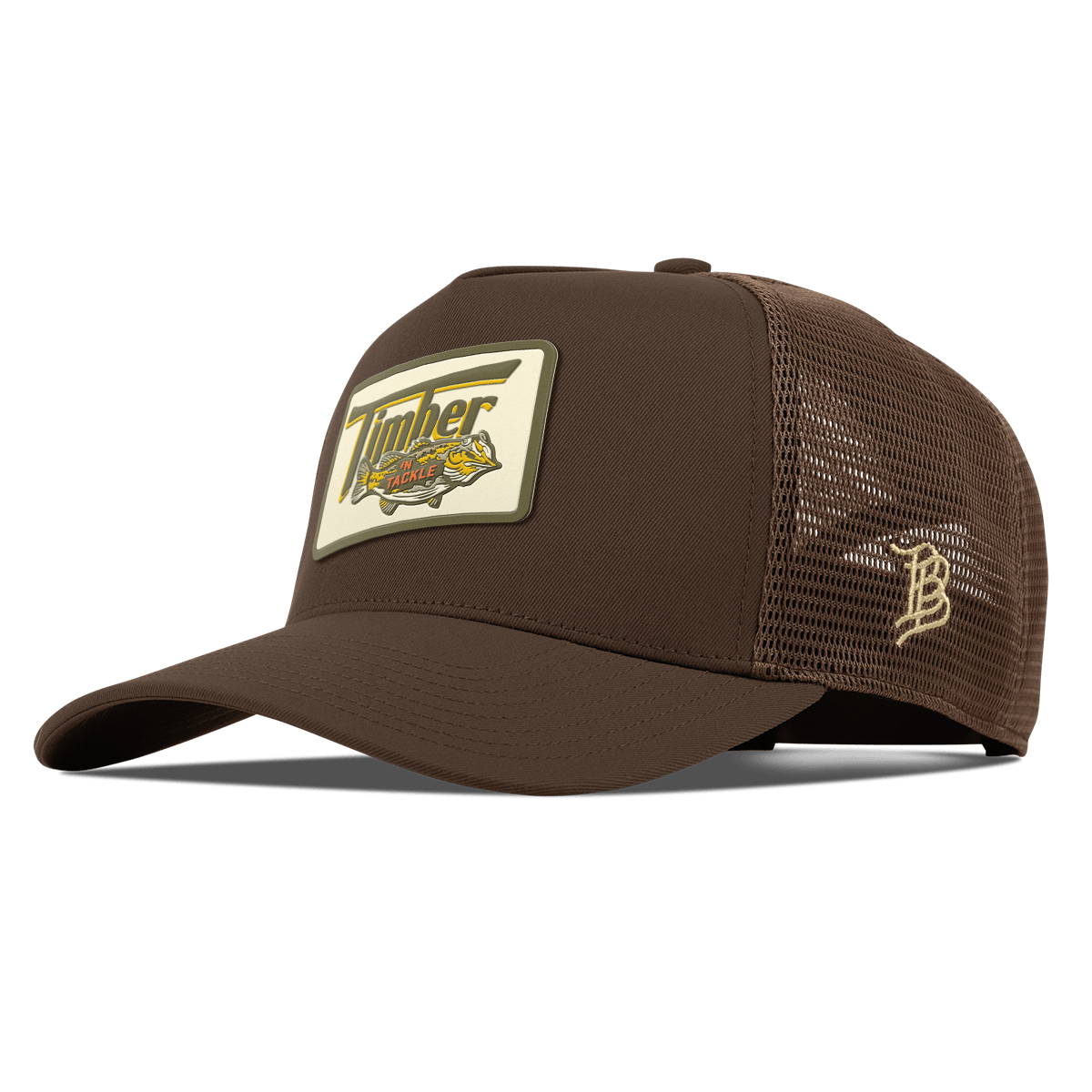 Timber 'N Tackle Curved 5 Panel Trucker Brown