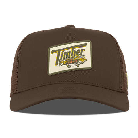 Timber 'N Tackle Curved 5 Panel Trucker Brown