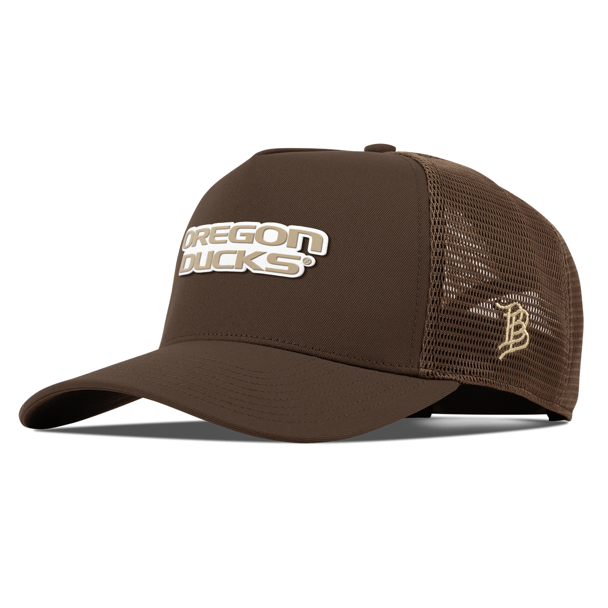University of Oregon "Oregon Desert Series" Curved 5 Panel Trucker Brown