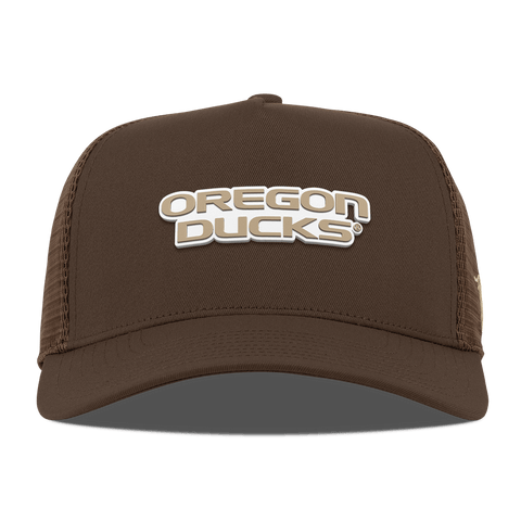 University of Oregon "Oregon Desert Series" Curved 5 Panel Trucker Brown