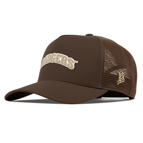 University of Wisconsin "Wisconsin Desert Series" Curved 5 Panel Trucker Brown