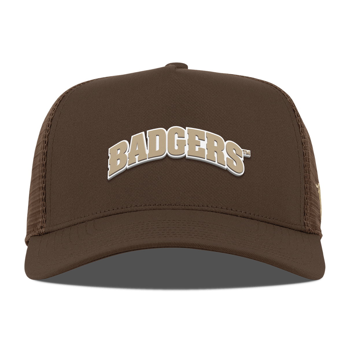 University of Wisconsin "Wisconsin Desert Series" Curved 5 Panel Trucker Brown