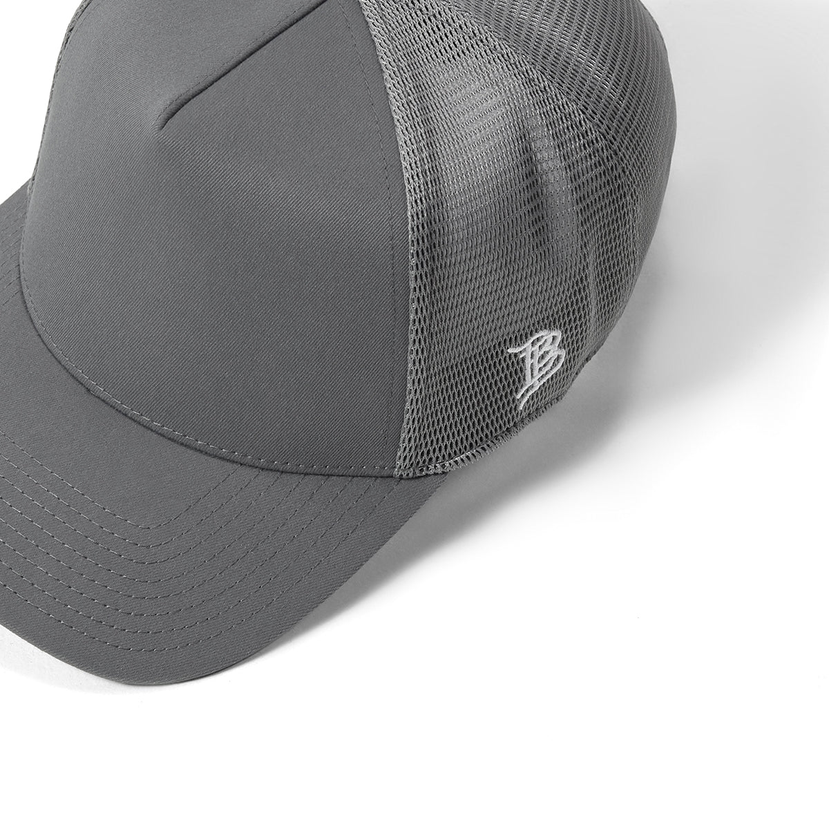 Bare Curved 5 Panel Trucker Iron