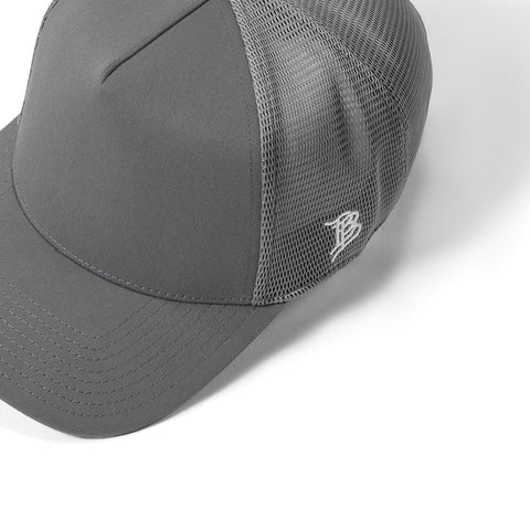 Bare Curved 5 Panel Trucker Iron