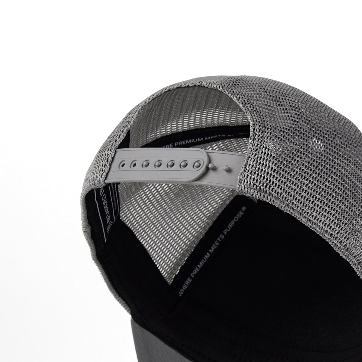 Bare Curved 5 Panel Trucker Iron