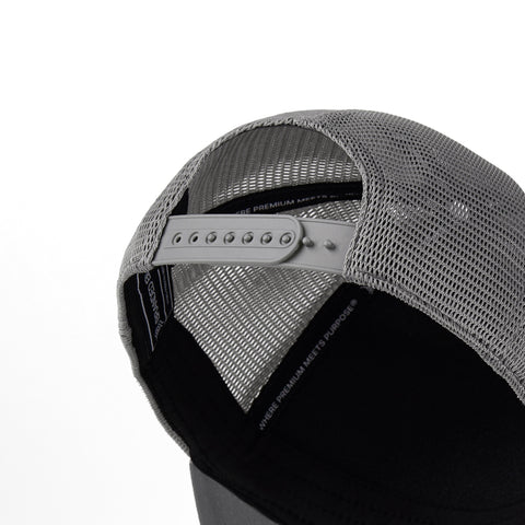 Bare Curved 5 Panel Trucker Iron