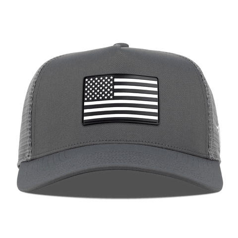 Vintage Old Glory Curved 5 Panel Trucker Iron