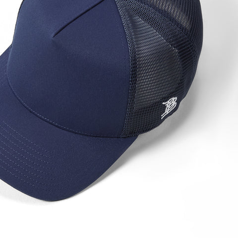Bare Curved 5 Panel Trucker Navy