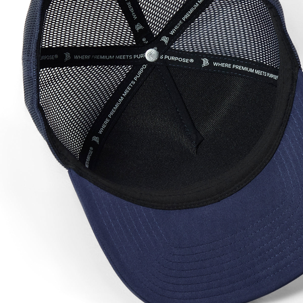 Bare Curved 5 Panel Trucker Navy
