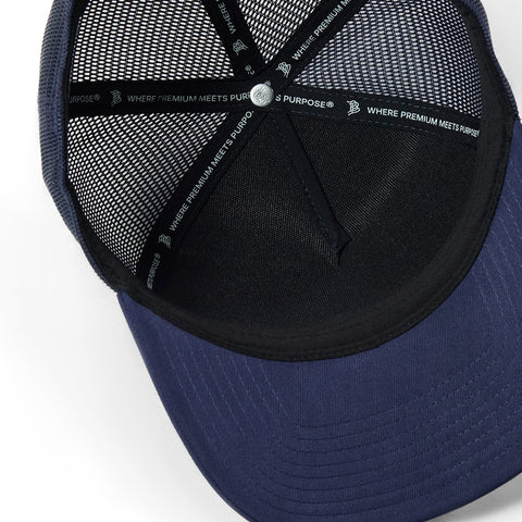 Bare Curved 5 Panel Trucker Navy