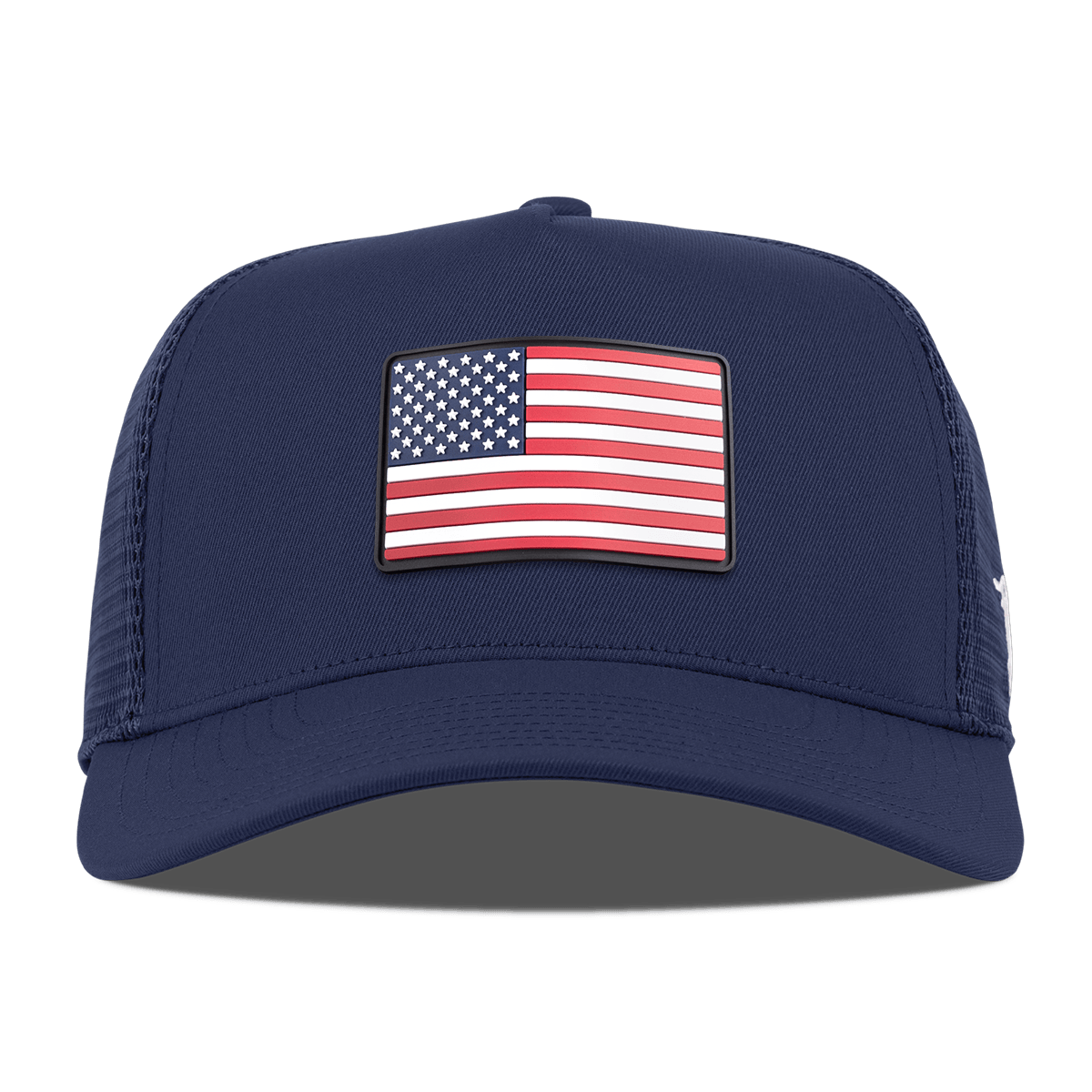Old Glory Curved 5 Panel Trucker Navy
