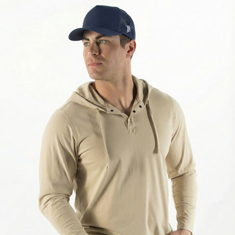 Bare Curved 5 Panel Trucker Navy