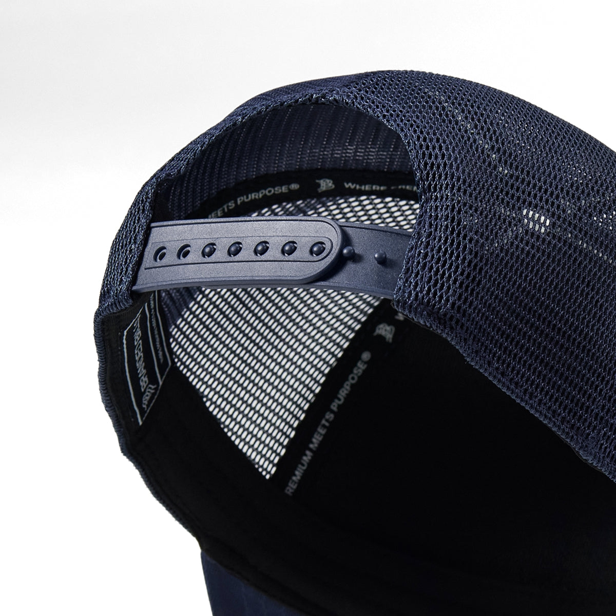 Bare Curved 5 Panel Trucker Navy