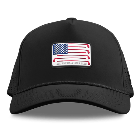 All American Golf Club Curved Elite XGen™ 5 Panel Rope Black