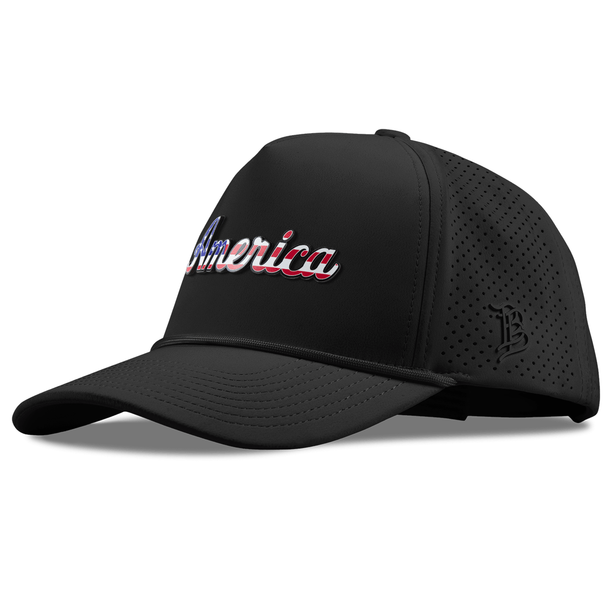 America Curved Elite XGen™ 5 Panel Rope Black