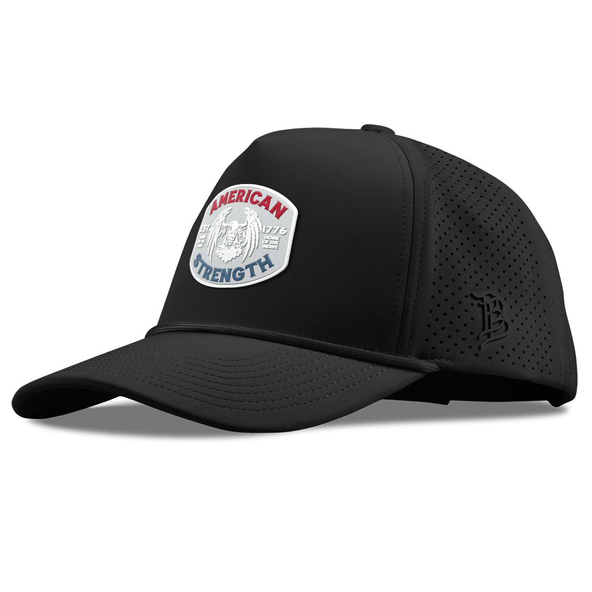 American Strength USA Curved Elite XGen™ 5 Panel Rope Black