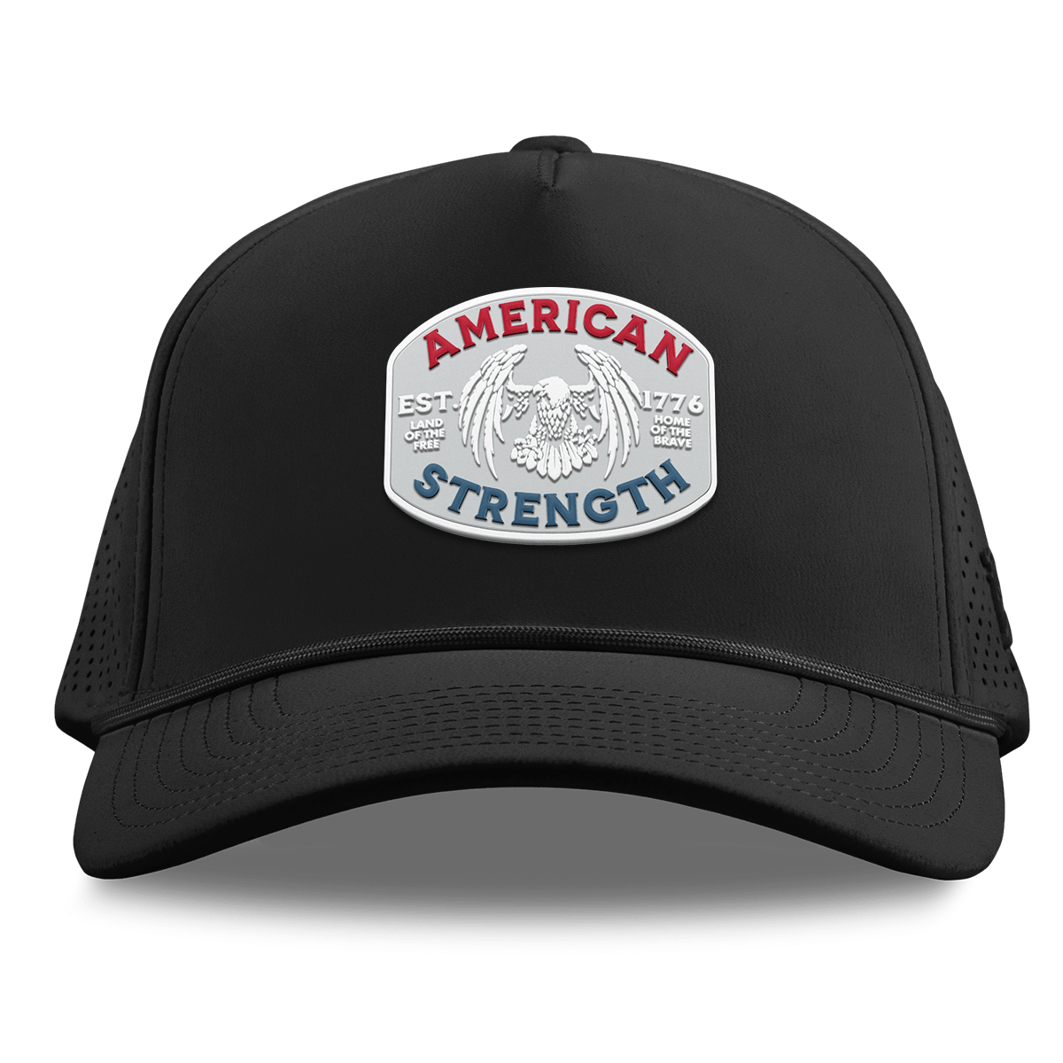 American Strength USA Curved Elite XGen™ 5 Panel Rope Black