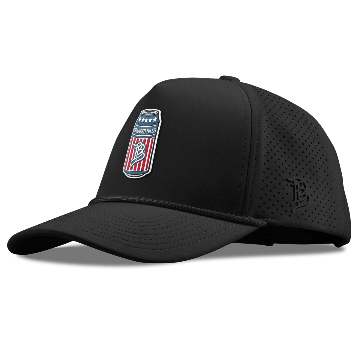 BB Brew Curved Elite XGen™ 5 Panel Rope Black
