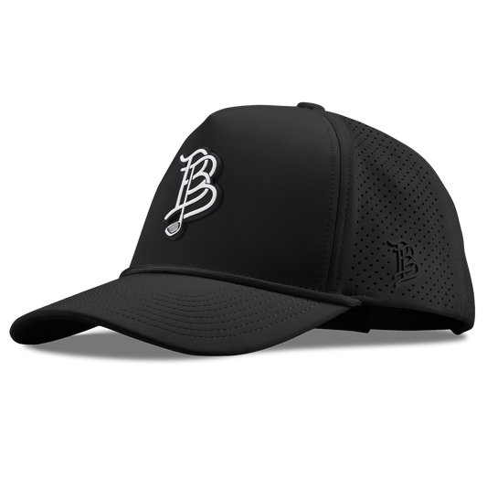 BB Golf Cutout Curved Elite XGen™ 5 Panel Rope Black