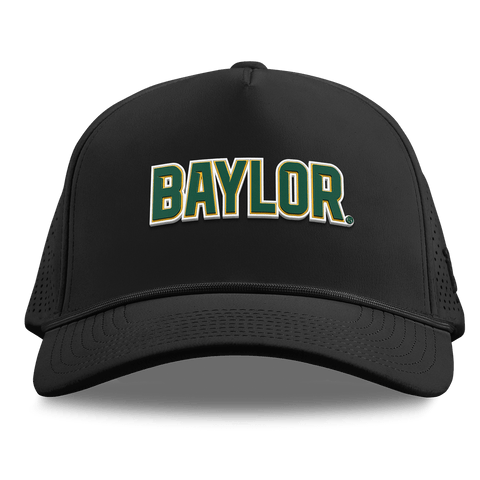 Baylor University "Baylor Block" Curved Elite XGen™ 5 Panel Rope Black
