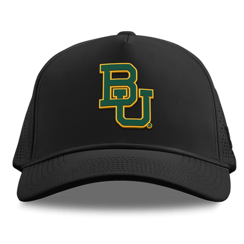 Baylor University "Baylor Team Logo" Curved Elite XGen™ 5 Panel Rope Black