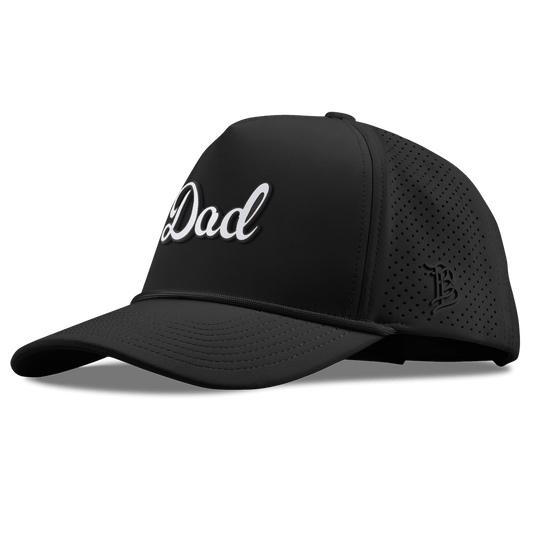 Dad Script Curved Elite XGen™ 5 Panel Rope Black