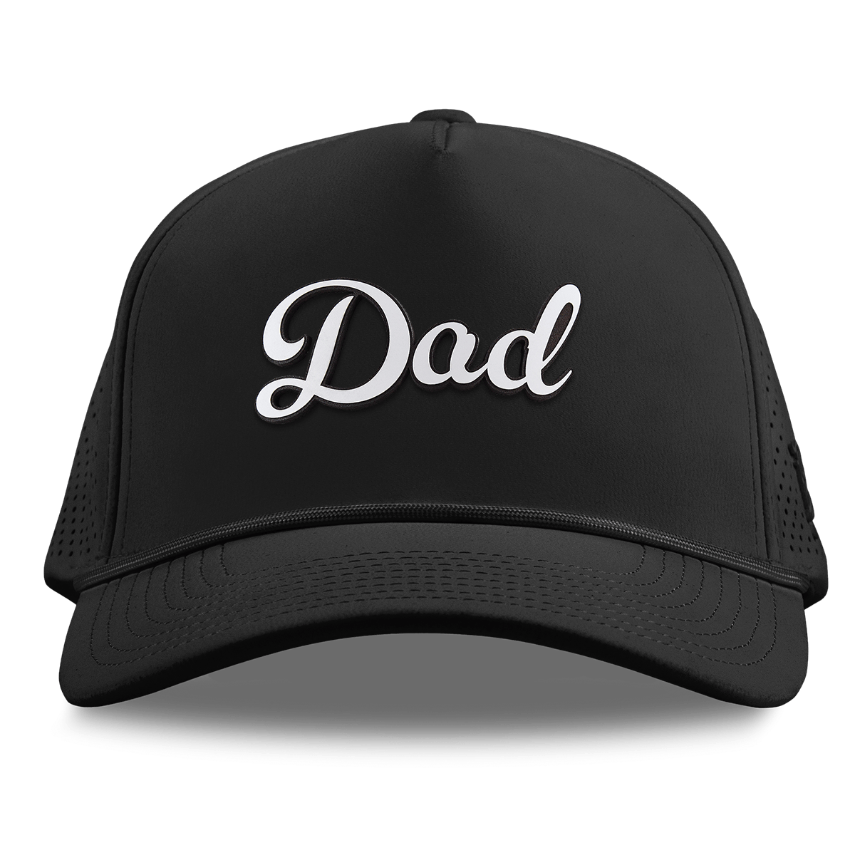 Dad Script Curved Elite XGen™ 5 Panel Rope Black