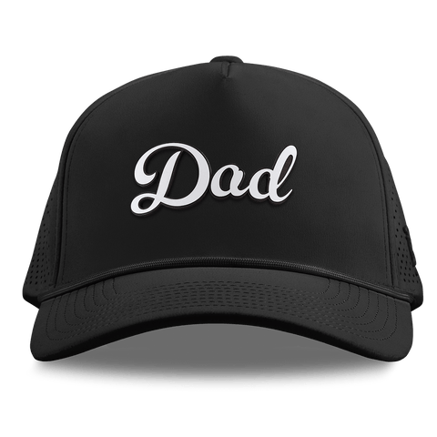 Dad Script Curved Elite XGen™ 5 Panel Rope Black
