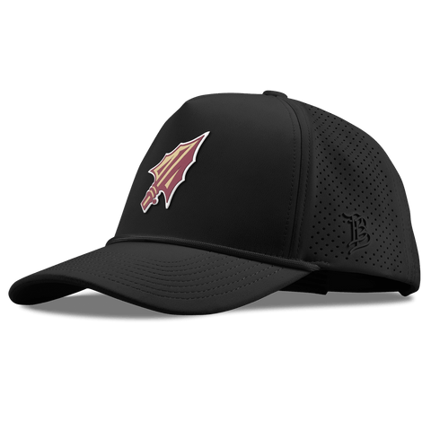 Florida State University "FSU Spear Tip" Curved Elite XGen™ 5 Panel Rope Black