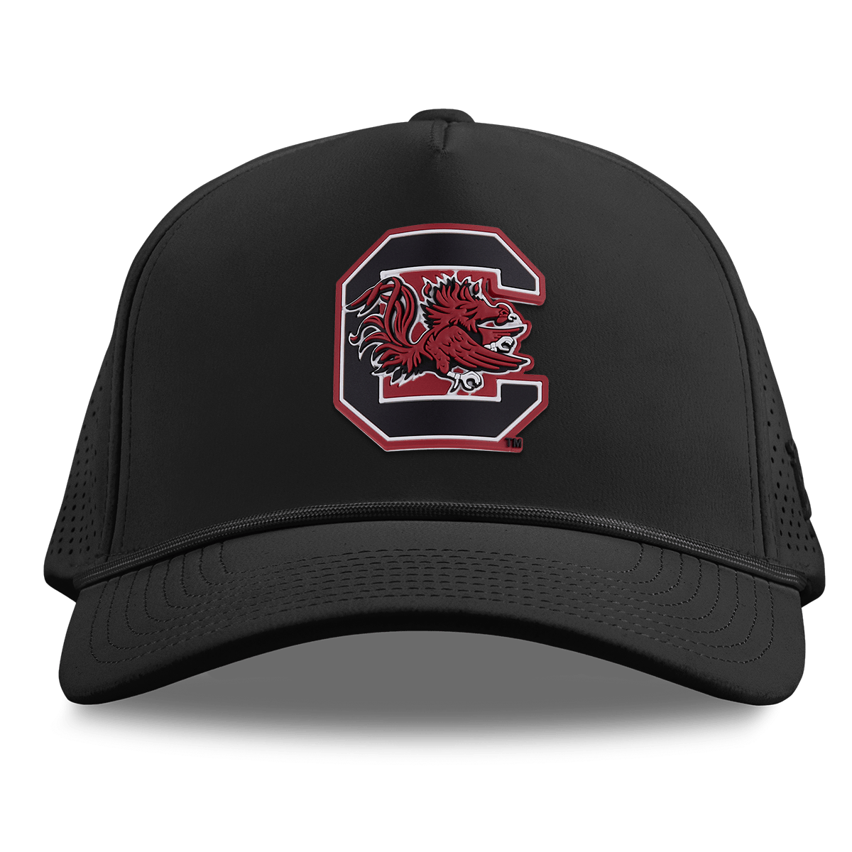 University of South Carolina "Gamecocks Garnet" Curved Elite XGen™ 5 Panel Rope Black