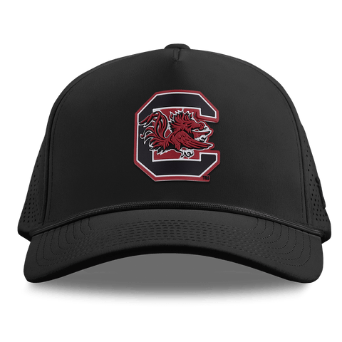 University of South Carolina "Gamecocks Garnet" Curved Elite XGen™ 5 Panel Rope Black