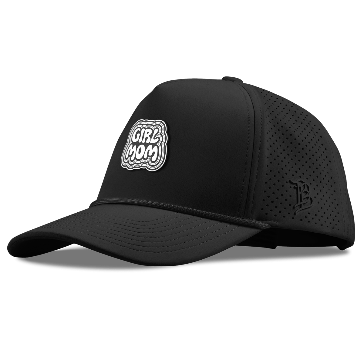 Girl Mom Curved Elite XGen™ 5 Panel Rope Black