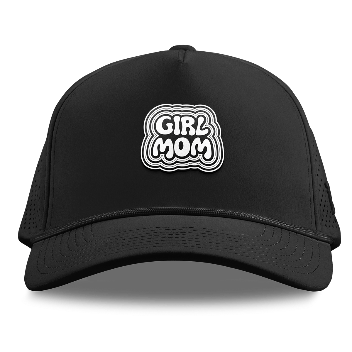 Girl Mom Curved Elite XGen™ 5 Panel Rope Black