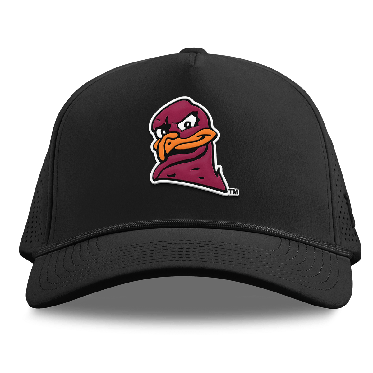 Virginia Tech University "HokieBird" Curved Elite XGen™ 5 Panel Rope Black