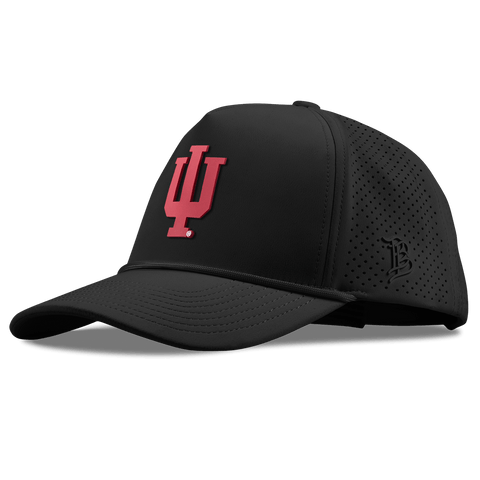 Indiana University "Indiana Team Logo" Curved Elite XGen™ 5 Panel Rope Black