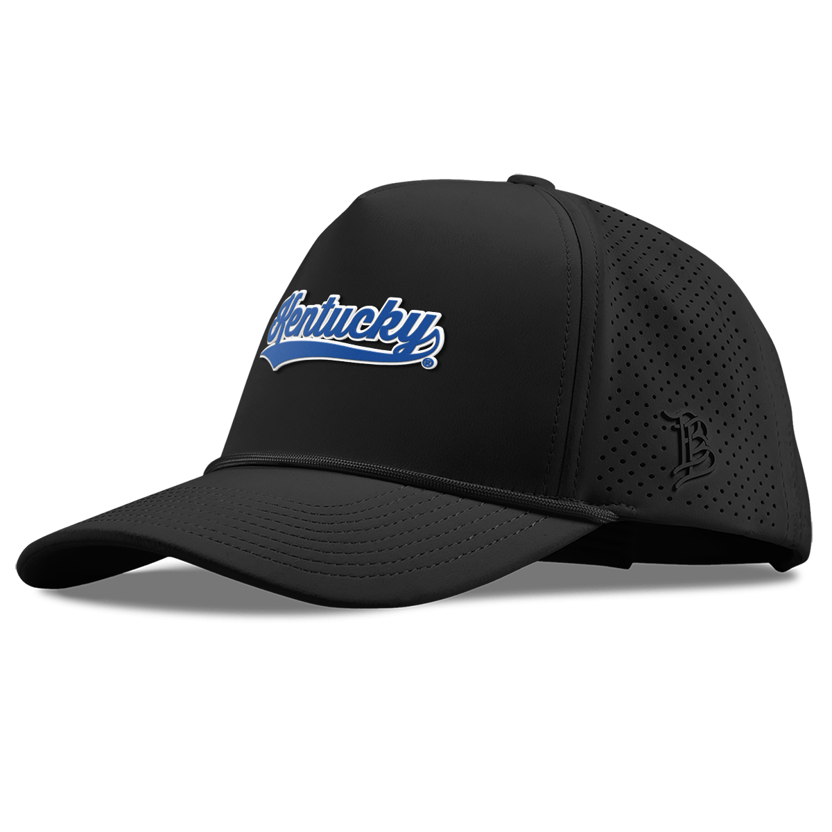 University of Kentucky "Kentucky Script" Curved Elite XGen® 5 Panel Rope Black