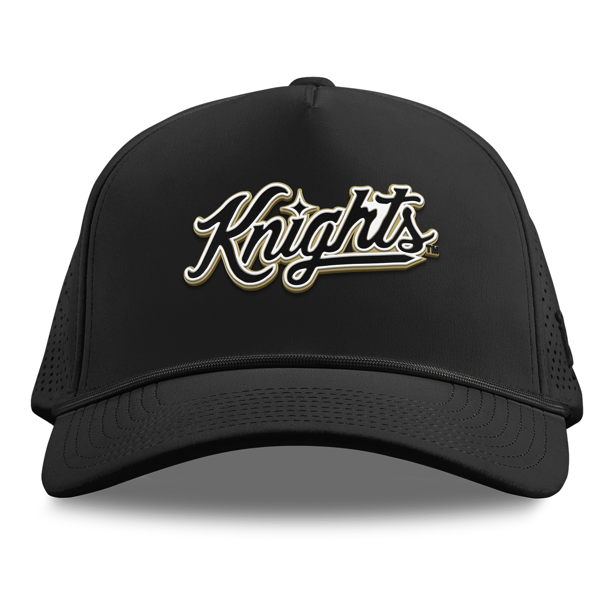 University of Central Florida "Knights Script" Curved Elite XGen™ 5 Panel Rope Black