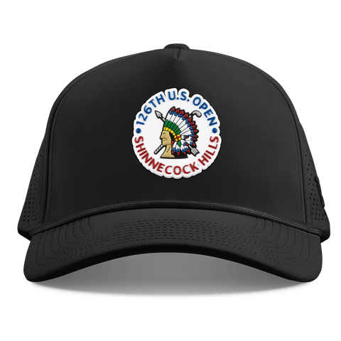 2026 U.S. Open Colored Emblem Curved Elite XGen™ 5 Panel Rope Black