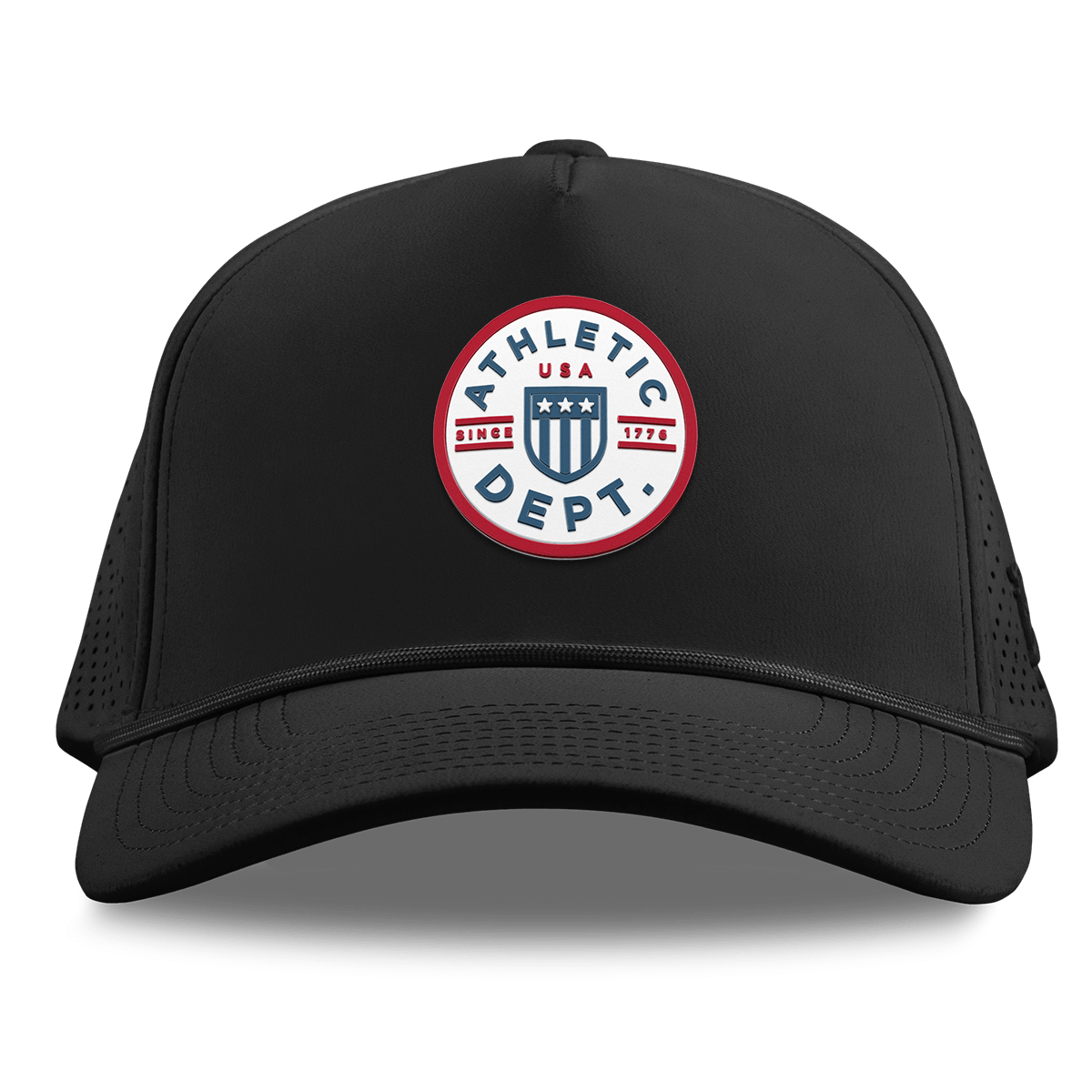 Liberty Letterman Curved Elite XGen™ 5 Panel Rope Black