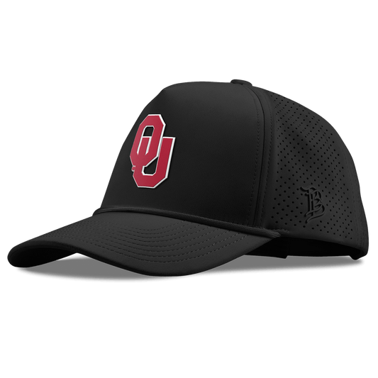 University of Oklahoma "Oklahoma Team Logo" Curved Elite XGen™ 5 Panel Rope Black