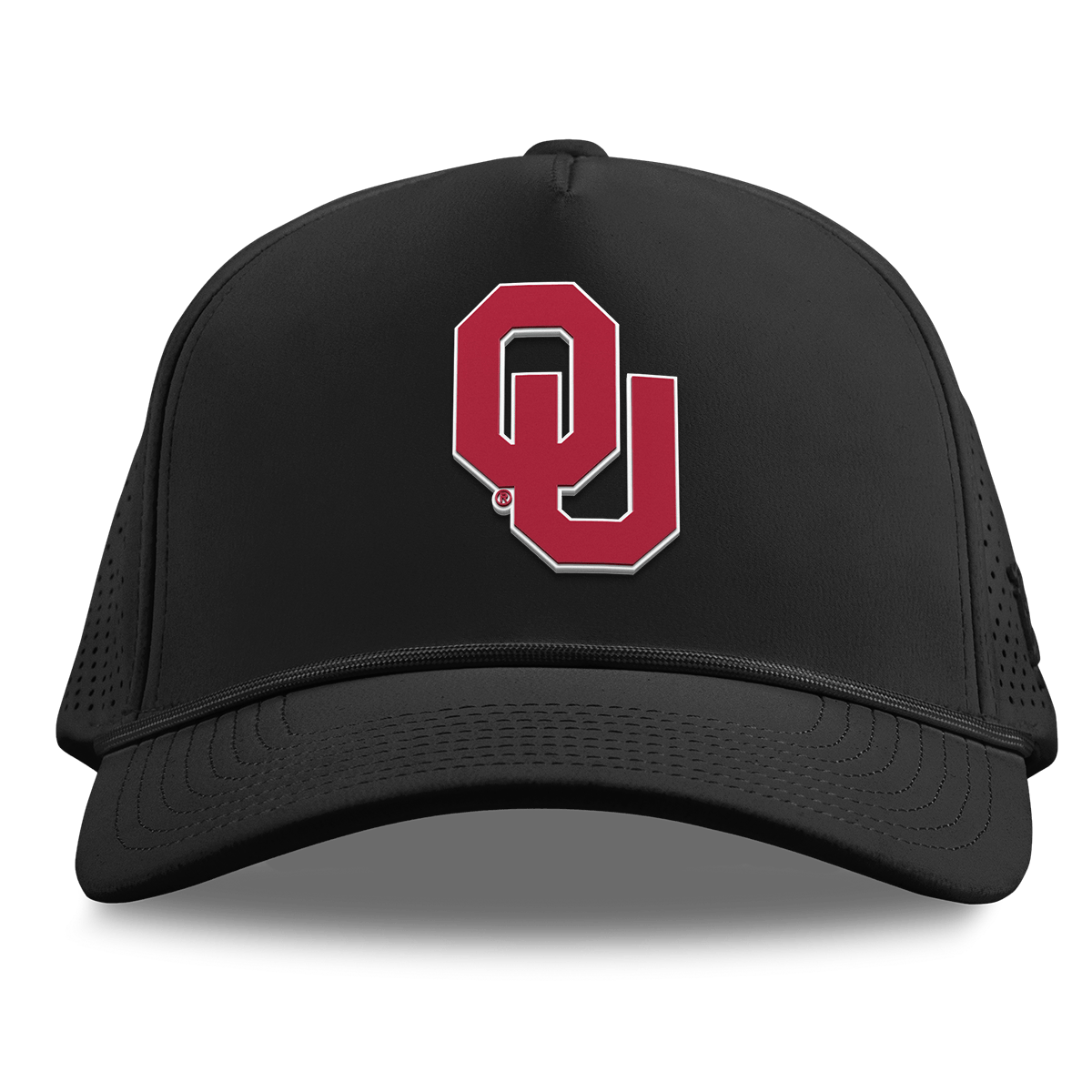 University of Oklahoma "Oklahoma Team Logo" Curved Elite XGen™ 5 Panel Rope Black
