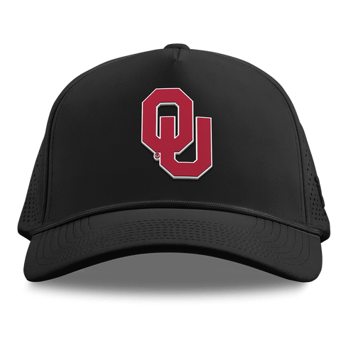 University of Oklahoma "Oklahoma Team Logo" Curved Elite XGen™ 5 Panel Rope Black