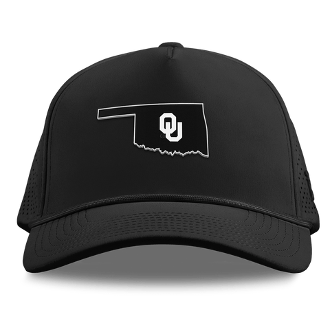University of Oklahoma "Oklahoma Vintage Series" Curved Elite XGen™ 5 Panel Rope Black