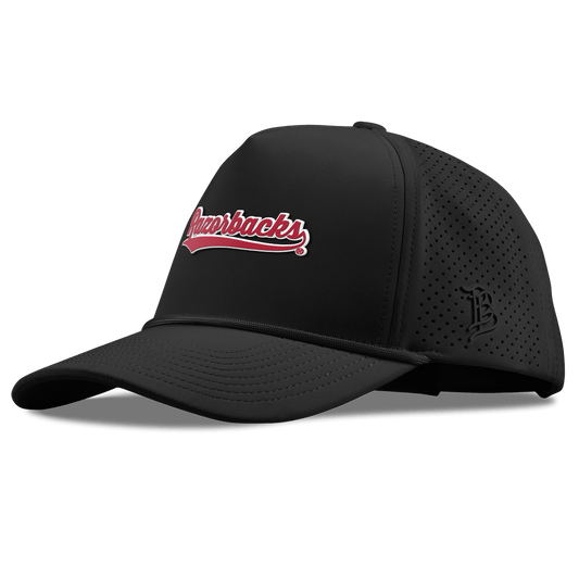 University of Arkansas "Razorback Script" Curved Elite XGen™ 5 Panel Rope Black