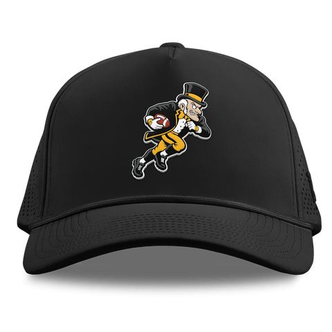 Wake Forest University "Rushing Deacon" Curved Elite XGen® 5 Panel Rope Black